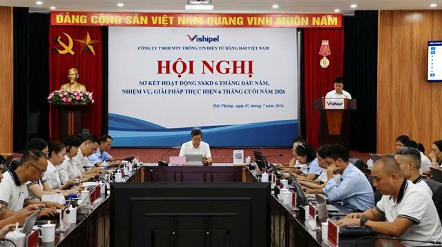VISHIPEL tổ chức Hội nghị sơ kết hoạt động sản xuất kinh doanh 6 tháng đầu năm 2026