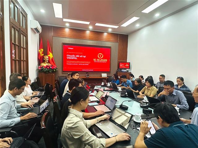 VISHIPEL tổ chức Hội thảo sơ kết công tác chuyển đổi số 10 tháng đầu năm 2026