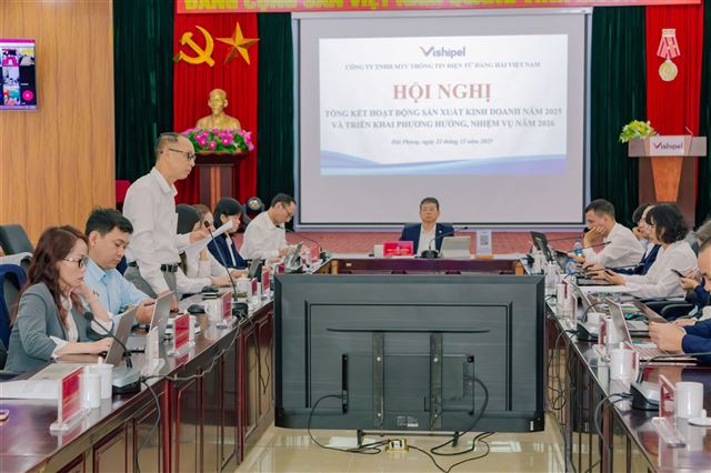 Công ty VISHIPEL tổ chức Hội nghị Tổng kết hoạt động sản xuất kinh doanh năm 2025