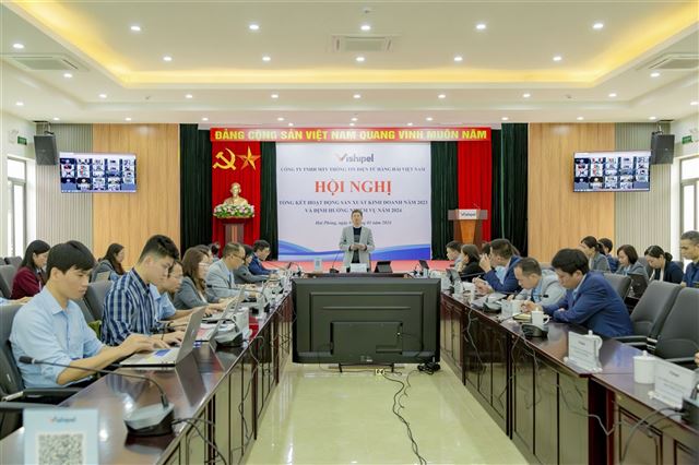 Công ty VISHIPEL tổ chức Hội nghị Tổng kết hoạt động sản xuất kinh doanh năm 2023