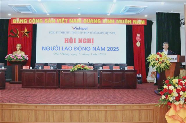 Công ty VISHIPEL tổ chức Hội nghị Người lao động năm 2025