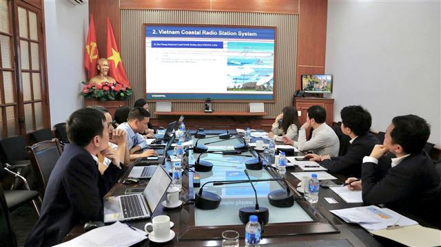 Đoàn công tác Lực lượng Bảo vệ bờ biển Nhật Bản thăm và trao đổi nghiệp vụ tại VISHIPEL