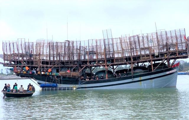 Tàu cá QNA 90859 TS gồm 49 thuyền viên - mất liên lạc