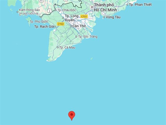 Khẩn cấp tìm kiếm thuyền viên mất tích trên tàu cá KG 90636 TS