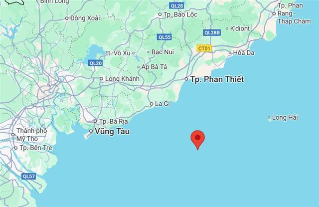 Hỗ trợ tìm kiếm thuyền viên tàu cá BV 93098 TS mất tích 