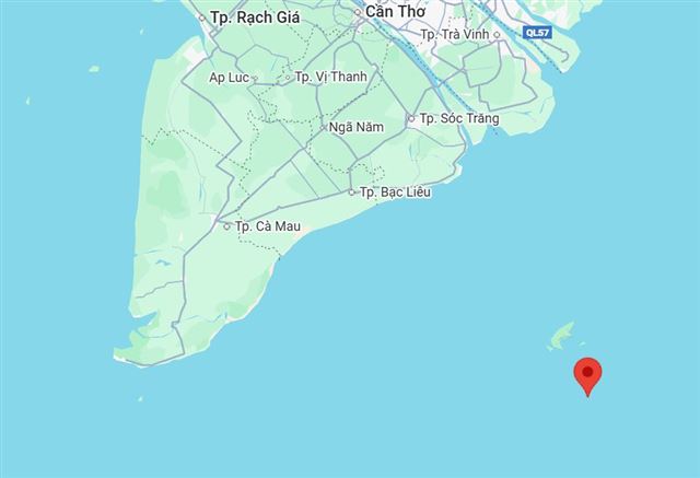 Hỗ trợ tìm kiếm thuyền viên tàu cá BV 96567 TS mất tích