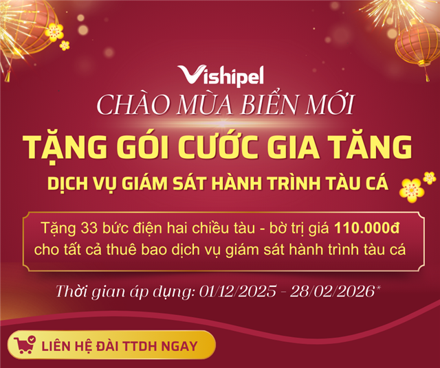 CHƯƠNG TRÌNH KHUYẾN MẠI “Chào mùa biển mới, tặng gói cước dịch vụ gia tăng 110k/tàu”