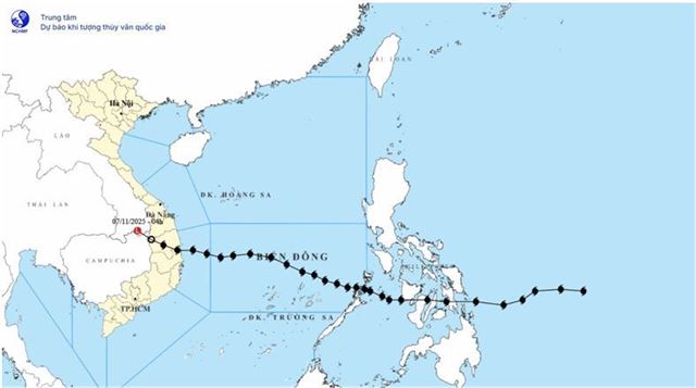 Tin cuối cùng về cơn bão số 13 (Tin phát lúc 05h00 ngày 07/11/2025)