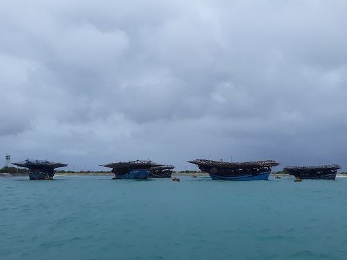 Tin cảnh báo dông, lốc xoáy và gió giật mạnh trên vùng biển nam Vịnh Bắc Bộ; nam Quảng Trị - Quảng Ngãi