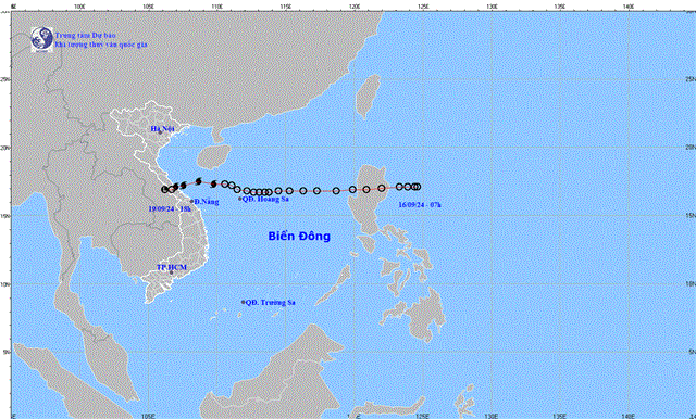 Tin cuối cùng về cơn bão số 4 (Tin phát lúc 19h20 ngày 19/9/2024)