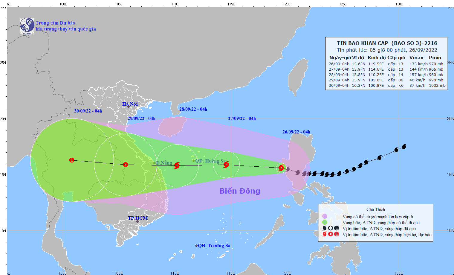 TIN BÃO KHẨN CẤP  (Cơn bão số 04)