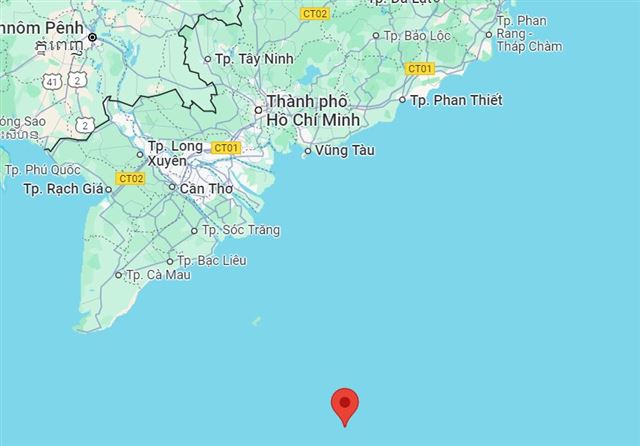 Hỗ trợ tìm kiếm thuyền viên mất tích trên tàu cá BV 92567 TS