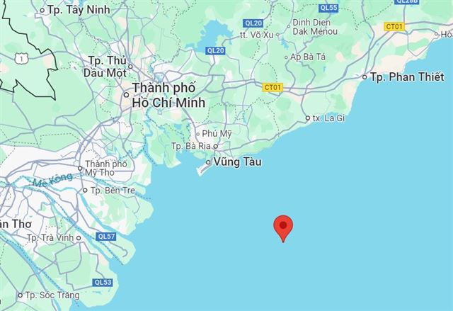 Hỗ trợ tìm kiếm thuyền viên tàu cá BV 90660 TS mất tích 
