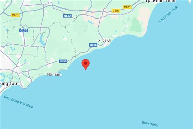 Hỗ trợ tìm kiếm thuyền viên tàu BTH 96761 TS