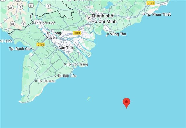 Hỗ trợ tìm kiếm thuyền viên tàu cá BV 97939 TS mất tích