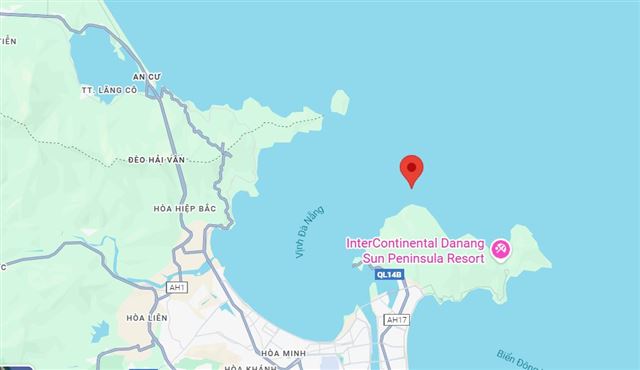 Ghe cá không rõ số hiệu hỏng máy thả trôi tại vùng biển Đà Nẵng