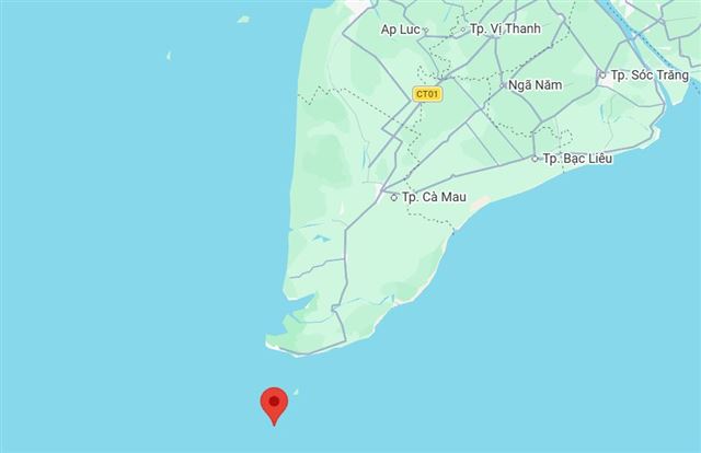 Hỗ trợ tìm kiếm thuyền viên tàu cá CM 98839 TS rơi xuống biển