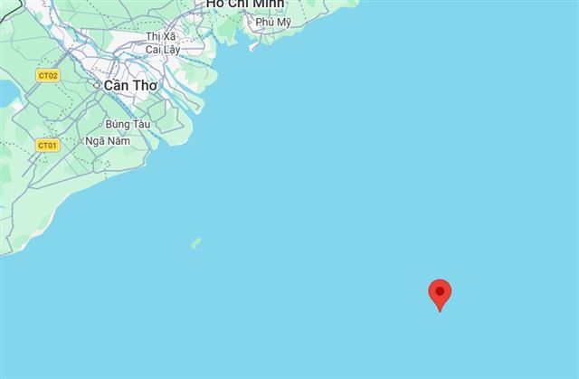 Hỗ trợ tìm kiếm thuyền viên tàu cá TG 93968 TS mất tích sau va chạm trên biển