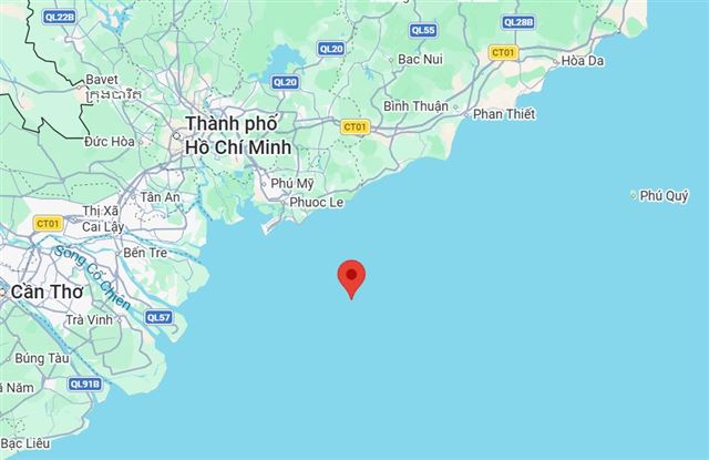 01 thuyền viên tàu cá BTH 99564 TS mất tích trên biển