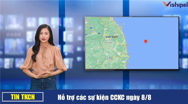 Hỗ trợ các sự kiện cấp cứu khẩn cấp ngày 8/8