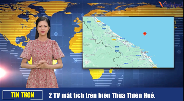 Tàu Gia Bảo 19 chìm, 2 thuyền viên mất tích